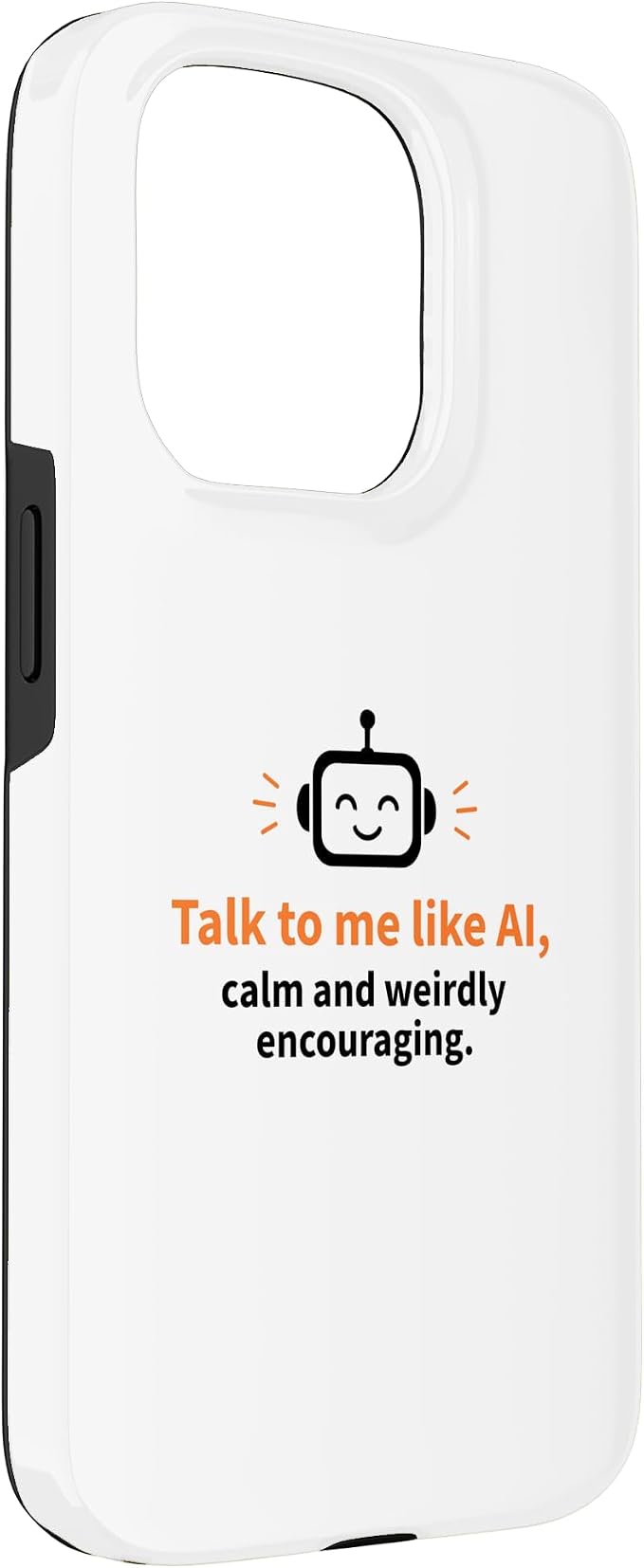 AI Robot Calm Encouraging Tech Support Case for iPhone 15 Pro - Image 3