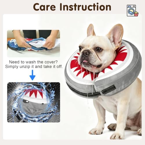 BEAUTYZOO Dog Cone Collar Alternative After Surgery,Pet Neck Donut E-Collar - Image 4