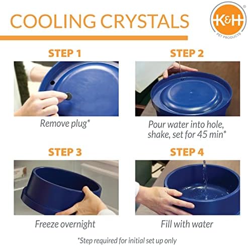 K&H Dog Water Bowl, Coolin' Pet Bowl, Ice Cold Pet Dish, 96 Ounces - Image 3
