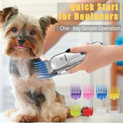 Dog Clippers Grooming Kit with Paw Trimmer for Thick/Matted/Knotted/Hair - Image 4