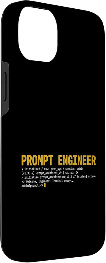 Prompt Engineer Terminal Screen AI Developer Software Coder Case for iPhone 14 Plus - Image 3