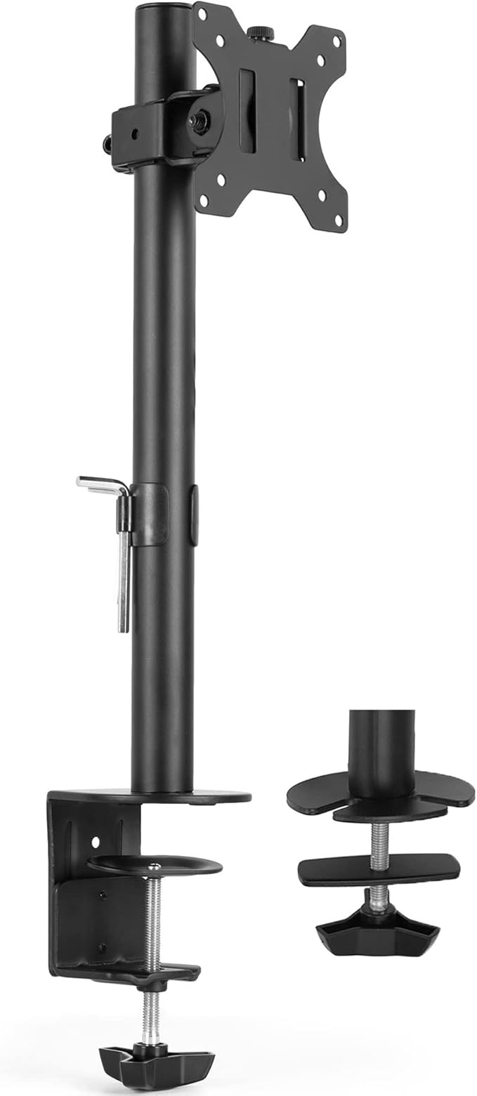 VIVO Single 13 to 38 inch LCD Monitor Heavy Duty Desk Mount Stand, Holds 1 Standard to Ultrawide Screen up to 38 inches, STAND-V001C by Unknown