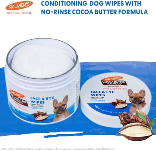Palmer's for Pets Face and Eye Dog Wipes, Unscented, 100 Count - Image 3