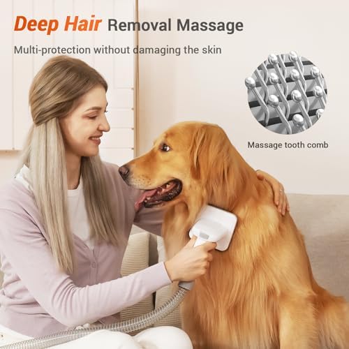 Afloia Dog Brush Vacuum Attachment for Dogs and Cats - Image 3