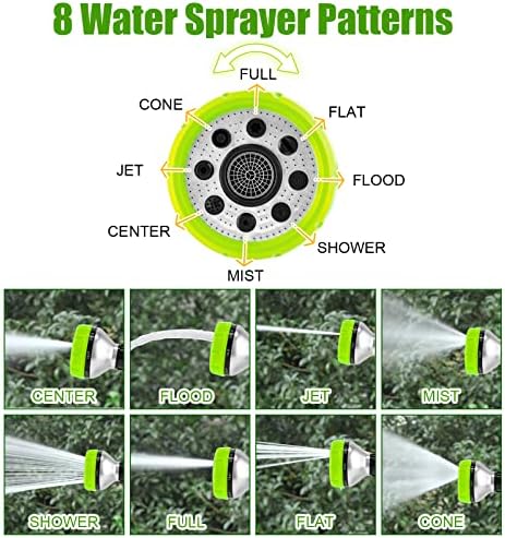 Upgraded Dog Wash Hose Attachment, 8-in-1 Sprayer Mode Garden Hose Nozzle - Image 2