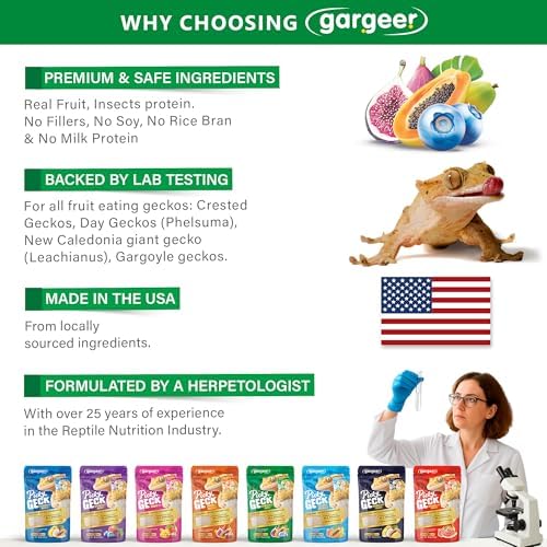 Gargeer 2oz Picky Geck Rainforest Mist - Crested Gecko Food. Made in USA - Image 4