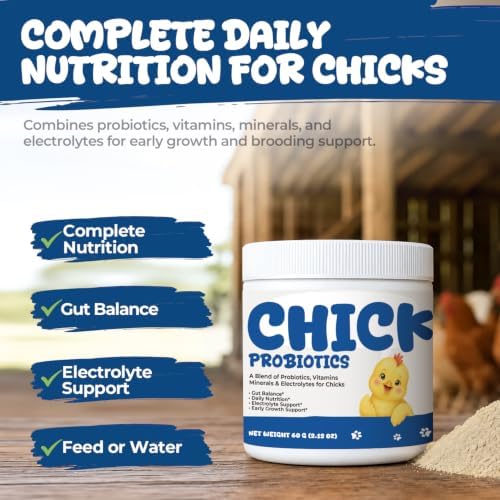 Chick Probiotic Powder with Vitamins & Electrolytes, Gut Balance & Growth - Image 2
