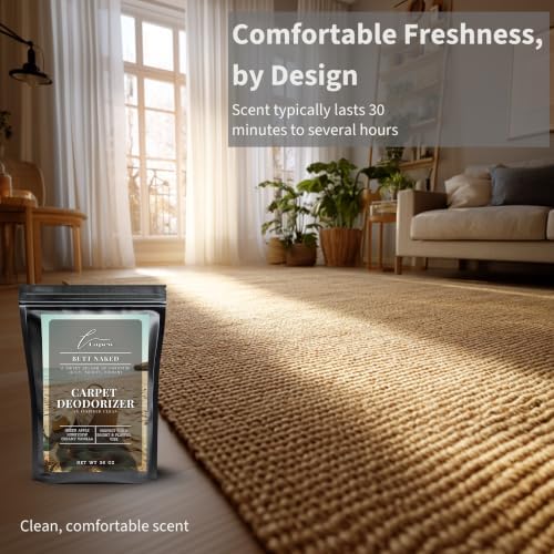 Lapew Butt Naked Carpet Deodorizer Powder - Pet Safe Freshener for Vacuuming | Scented Odor Eliminator for Home | 36 oz - Image 5