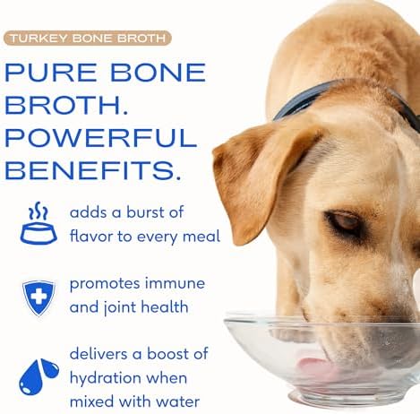 Native Pet Bone Broth for Dogs and Cats - Turkey Bone Broth Powder Dog Food Toppers for Picky Eaters - Provides Extra Nutrition for Joint Strength, Immune Support & Heart Health - 96 Scoops - Image 3
