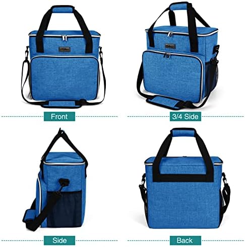 BAGLHER Dog Travel Bag, Pet Travel Bag (ALL Pet Travel Supplies), With 2 Pet Food Containers and 2 Collapsible Silicone Bowls; Essential Kits for Pet Travel Blue - Image 2
