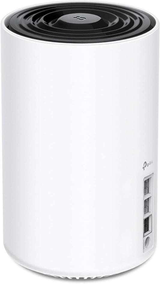 TP-Link Deco XE70 Pro AXE4900 Tri-Band WiFi 6E Mesh WiFi Router - 1 x 2.5bps WAN/LAN Port, 2 x 1 Gbps LAN Ports, 4.9 Gbps Wi-Fi 2,900 Sq. Ft Coverage, Connect up to 200 Devices, 1-Pack by TP-Link