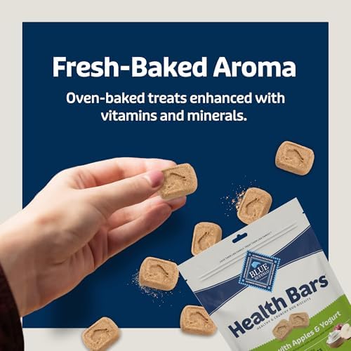 Blue Buffalo Health Bars Apples & Yogurt Mini Dog Biscuits, 32 oz, 2 Pound (Pack of 4) - Image 6
