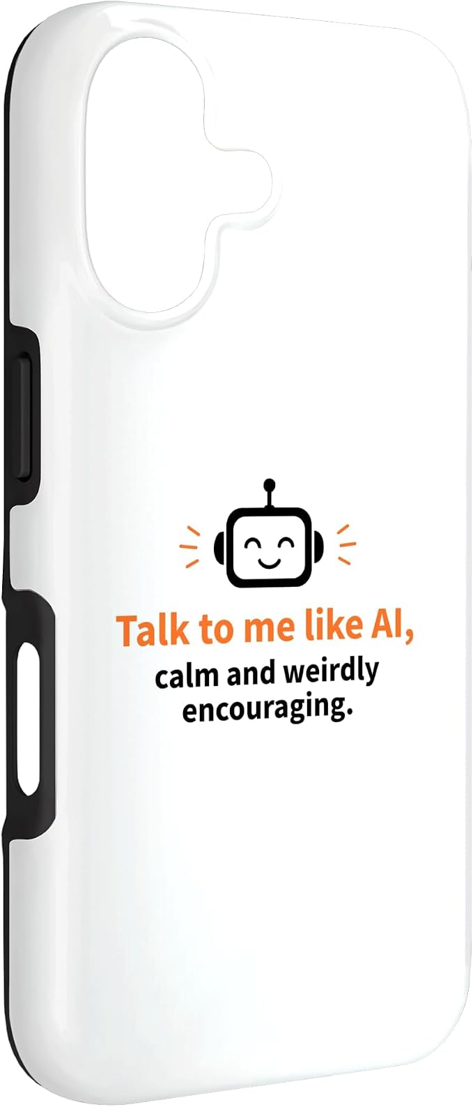 AI Robot Calm Encouraging Tech Support Case for iPhone 17 - Image 3