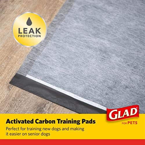 Glad for Pets Black Charcoal Puppy Pads, Large, 150 Count - Image 2