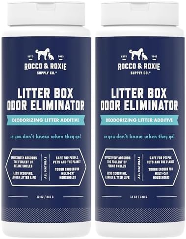 Rocco & Roxie Litter Box Odor Eliminator, 12 oz, 2-Pack by RoccoRoxieSupplyCo