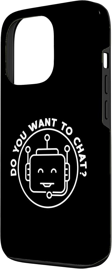Chatbot - Do You Want To Chat? AI and ML Geek Case for iPhone 13 Pro - Image 2