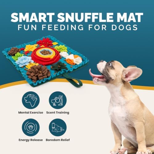 PET ARENA Dog Snuffle Feeding Mat, Adjustable Nose Work Activity Toy - Image 2