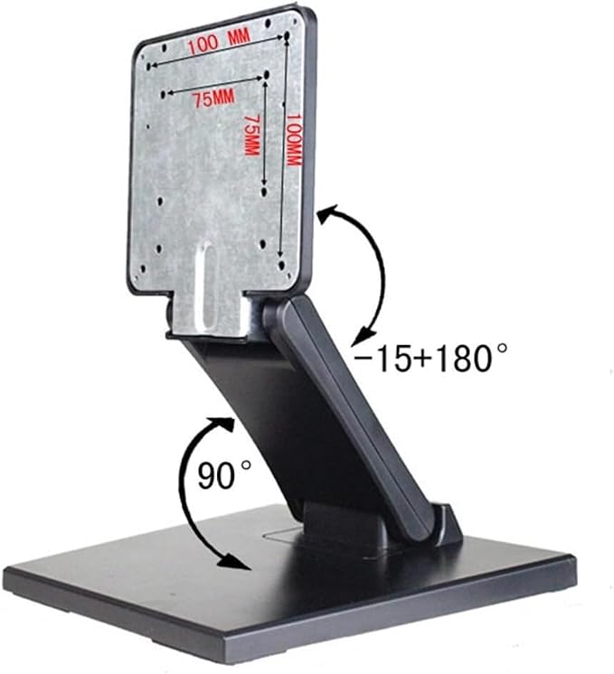Wearson WS-03A VESA Monitor Stand Low Profile Lay Flat Short Foldable with VESA Hole 75x75mm&100x100mm - Image 3