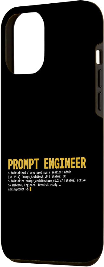 Prompt Engineer Terminal Screen AI Developer Software Coder Case for iPhone 12 Pro Max - Image 2