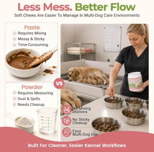 VUN Lactation Support for Dogs,Dog Nursing Postpartum Chews - Image 5