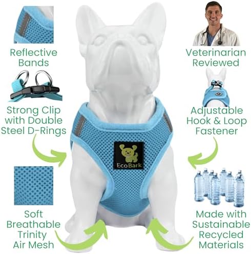 EcoBark Step in Dog Harness, Reflective & Adjustable Chest Halter, XL - Image 3