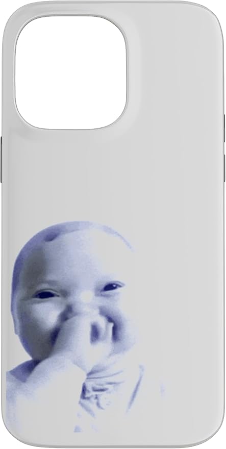 AI Baby Holding Laugh Meme Case for iPhone 14 Pro Max by Unknown