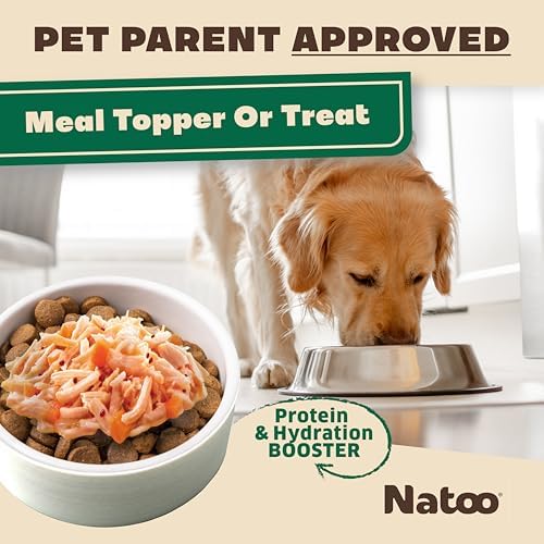NATOO Dog Food Topper Variety Pack, 4 Flavors, 3oz Pouches, 12 Pack - Image 2