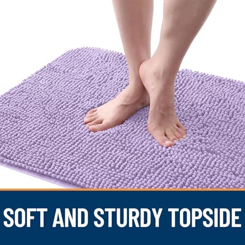 OLANLY Dog Door Mat for Muddy Paws 44x24, Super Absorbent Chenille Mud Mat - Image 4