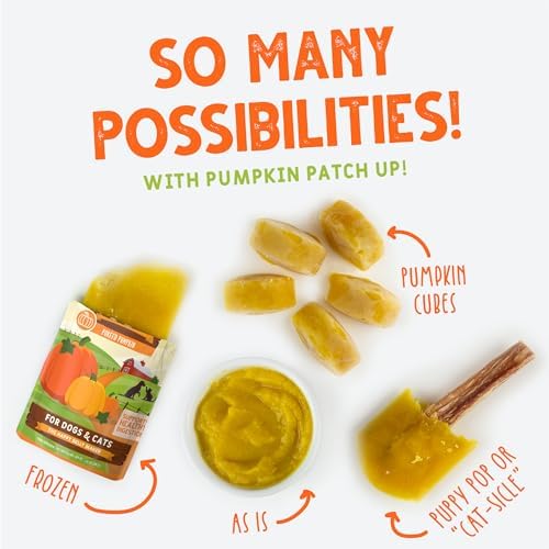 Weruva Pumpkin Patch Up!, Pumpkin Puree Pet Food Supplement for Dogs & Cats, 2.8 Ounce Pouch (Pack of 24) - Image 6