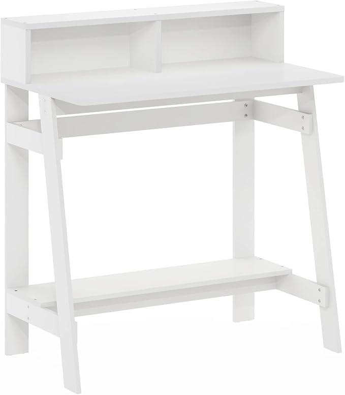 Furinno Simplistic A Frame Computer Desk, Regular, White - Image 6