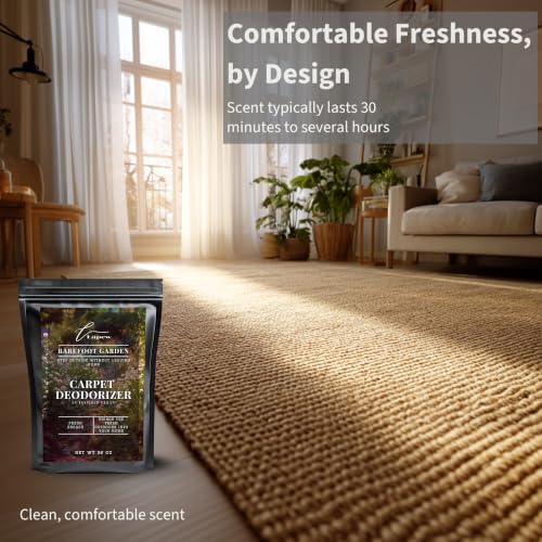 Lapew Barefoot Garden Carpet Deodorizer Powder - Pet Safe Freshener for Vacuuming | Scented Odor Eliminator for Home | 36 oz - Image 5
