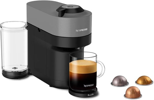 Nespresso Vertuo Pop+ Coffee and Espresso Maker by Breville, Dark Grey by Unknown