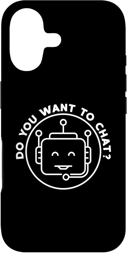 Chatbot - Do You Want to Chat? AI and ML Geek Case for iPhone 17 by Unknown