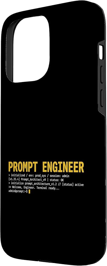 Prompt Engineer Terminal Screen AI Developer Software Coder Case for iPhone 15 Pro Max - Image 2