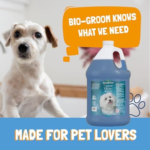 Bio-Groom Super Whitening Dog Shampoo - Whitening Pet Shampoo, Dog Bathing Supplies, Puppy Wash, Grooming Supplies, Cruelty-Free - 1 Gallon - Image 3
