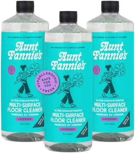 Aunt Fannie's Ultra Concentrated Vinegar Floor Cleaner, Lavender, 3 Pack by AuntFannies