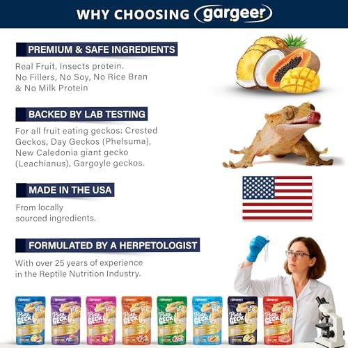 Gargeer 2oz Picky Geck Moonlight Feast - Crested Gecko Food. Made in USA - Image 4