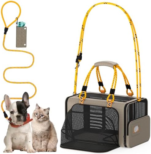 PAWZIDEA Expandable Pet Carrier for Small Cats & Dogs, TSA Airline Approved by PAWZIDEA-Inlovejoywelive