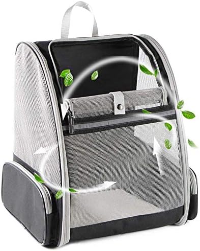 Texsens Innovative Traveler Bubble Backpack Pet Carriers for Cats and Dogs (Black) by TEXSENS