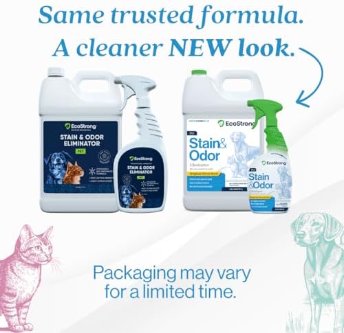 Eco Strong Pet Stain and Odor Remover - Cat Urine Enzyme Cleaner Destroyer, Urine Destroyer for Dogs, Pet Urine Enzyme Cleaner - 160 Oz - Image 2