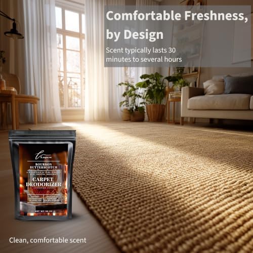 Lapew Bourbon & Butterscotch Carpet Deodorizer Powder - Pet Safe Freshener for Vacuuming | Scented Odor Eliminator for Home | 36 oz - Image 5