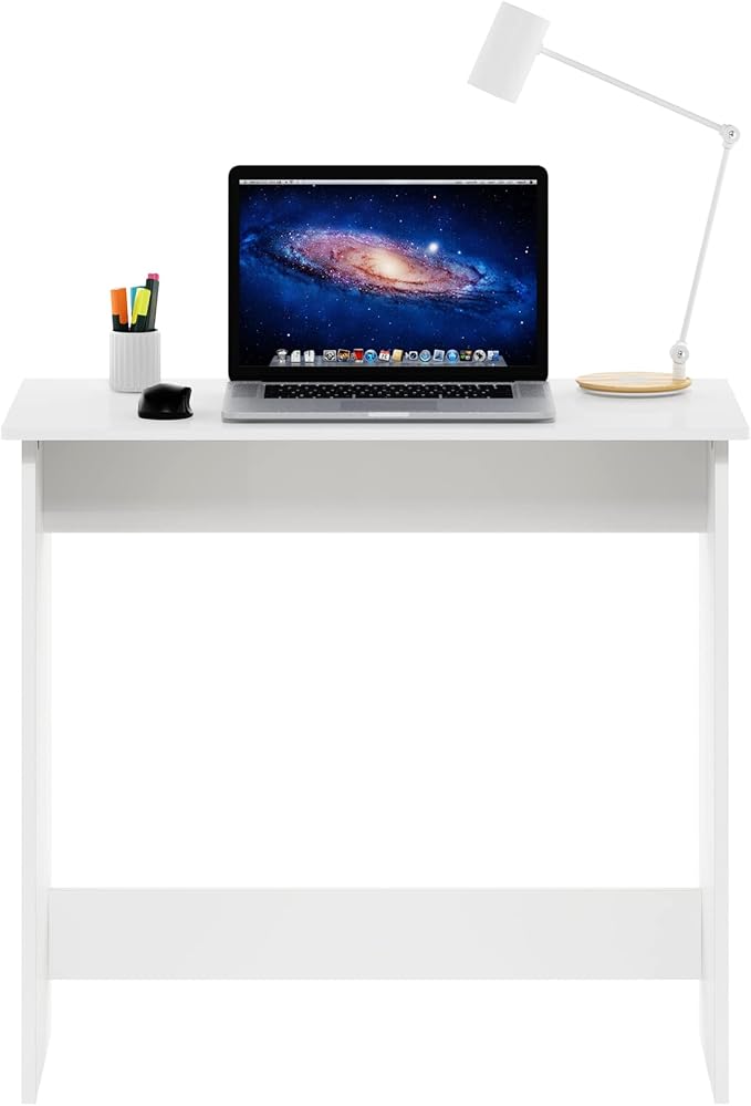 Furinno Simplistic Study Table, White - Image 5