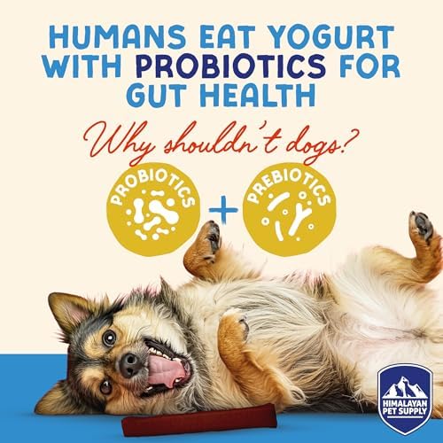 Himalayan Dog Chew Yogurt Sticks, Probiotic Dog Treats, Cranberry, 5 Treats - Image 3