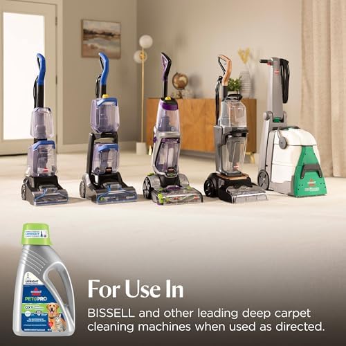 Bissell PET PRO OXY Urine Eliminator with Febreze Carpet Deep Clean Solution, with StainProtect Technology, for use in leading upright carpet cleaners, 48oz, Our best formula for pet messes & odors - Image 5