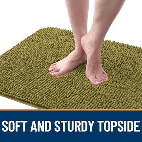 OLANLY Dog Door Mat for Muddy Paws 70x32, Super Absorbent Chenille Mud Mat - Image 4