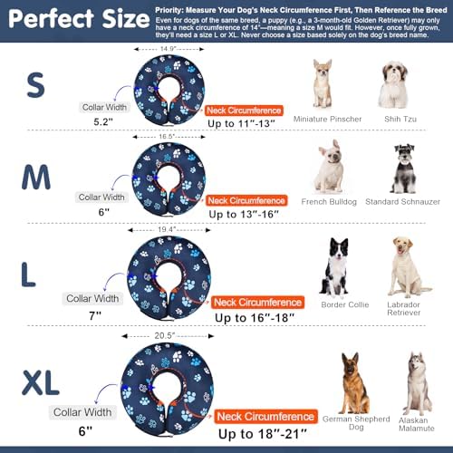 BEAUTYZOO Dog Cone Collar Alternative After Surgery,Pet Neck Donut E-Collar - Image 2