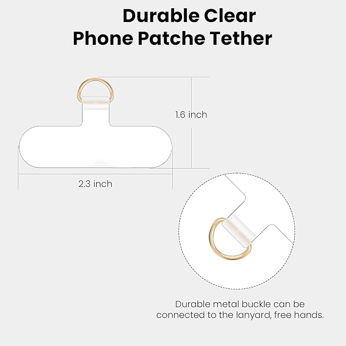 Phone Charm Wrist Strap Silver Metal Chain Detachable Lanyard Hand Wristlet Fashion Shine Finger Grip Anti-drop with 2 Tether Tab for Women Girls Universal for iPhone 16 Pro Max Colorful Gem - Image 8
