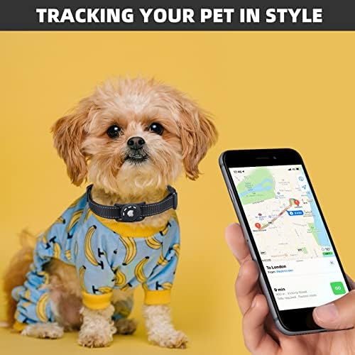 Reflective Dog Collar, Compatible with AirTag, Nylon Pet Cat Puppy Collar for Small, Medium, Large, and Extra Large Dogs - Image 5