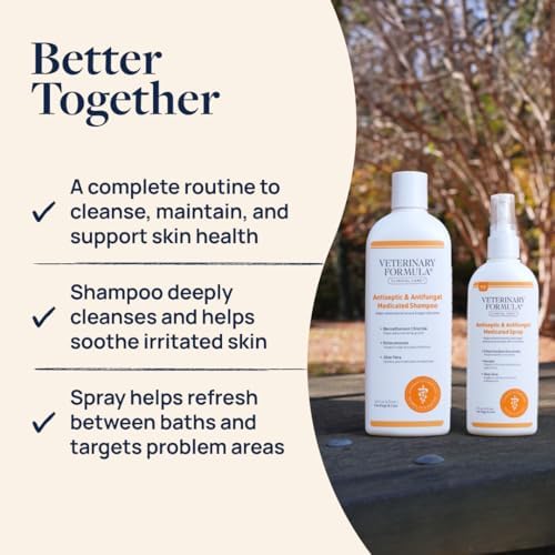Veterinary Formula Clinical Care Antiseptic & Antifungal Shampoo + Spray - Image 4