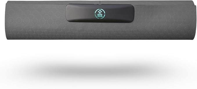 Smart Mat Gen3 - Dark Grey| AI Powered Yoga Mats For Home Workout | Lightweight Yoga Mats of 6mm | Real Time Tracking Exercise Mats For Men & Women by YogiFiSmartYogaMat